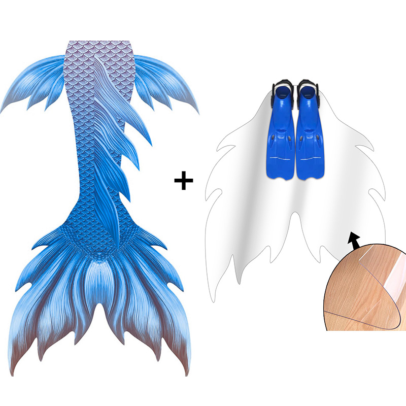 New Design Blue Colour SKins T - đánh giá và giá Flippers Swimming