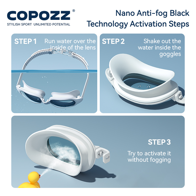 COPOZZ Myopia Swimming Goggles - đánh giá và giá Goggles Swim