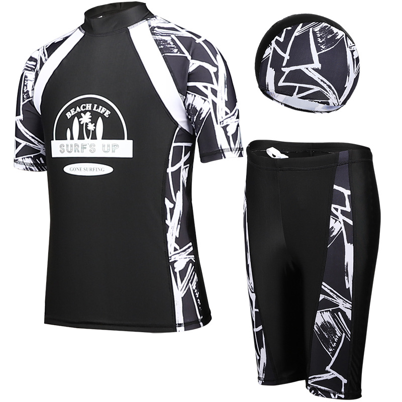 Children Swimwear 3-Piece Boys - đánh giá và giá Rash Guard