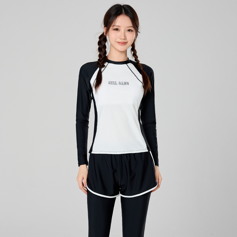 Girls Rash Guard Swimwear Long - đánh giá và giá Rash Guard