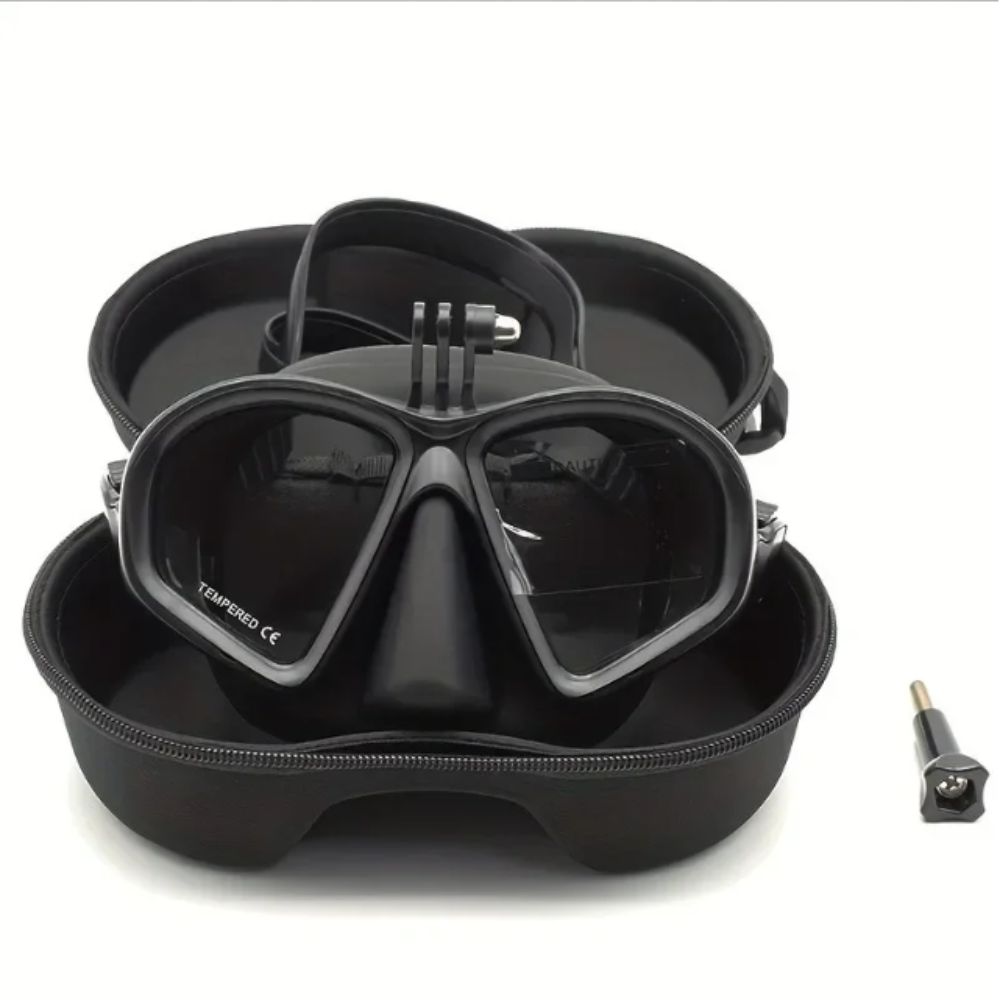 Tempered Glass Freediving Mask - đánh giá và giá Snorkel Set