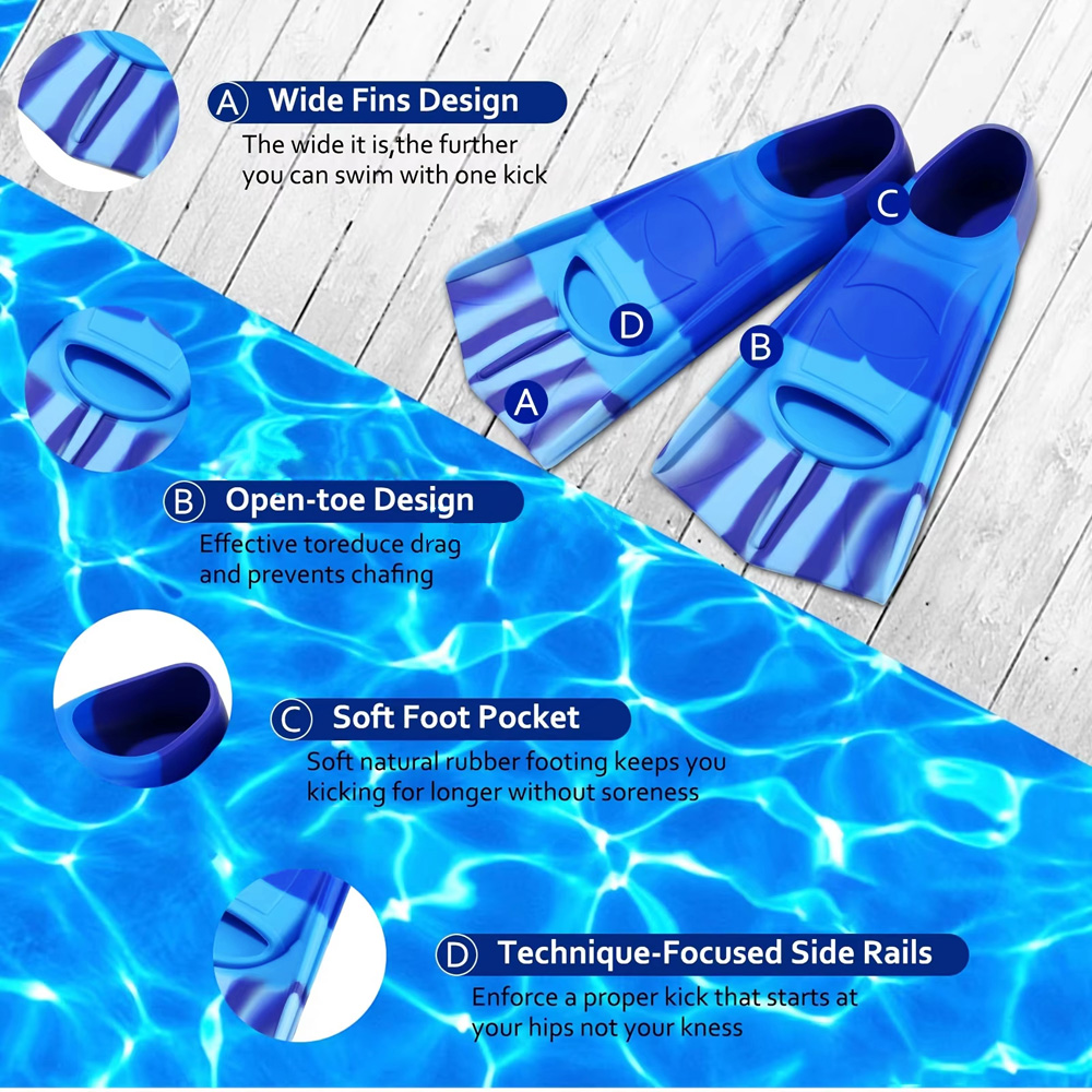 Silicone Swimming Flippers Sno - đánh giá và giá Flippers Swimming