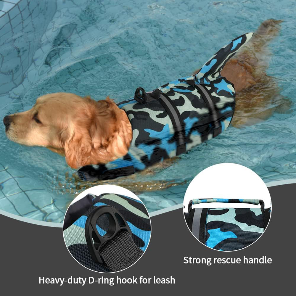 Dog Life Jacket Shark Ripstop  - đánh giá và giá Life Jacket
