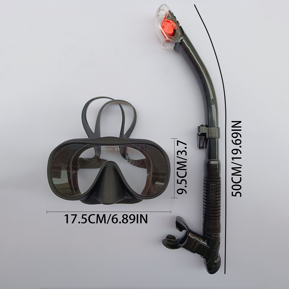 Adult Snorkel Set Semi Dry Sno - đánh giá và giá Snorkel Set