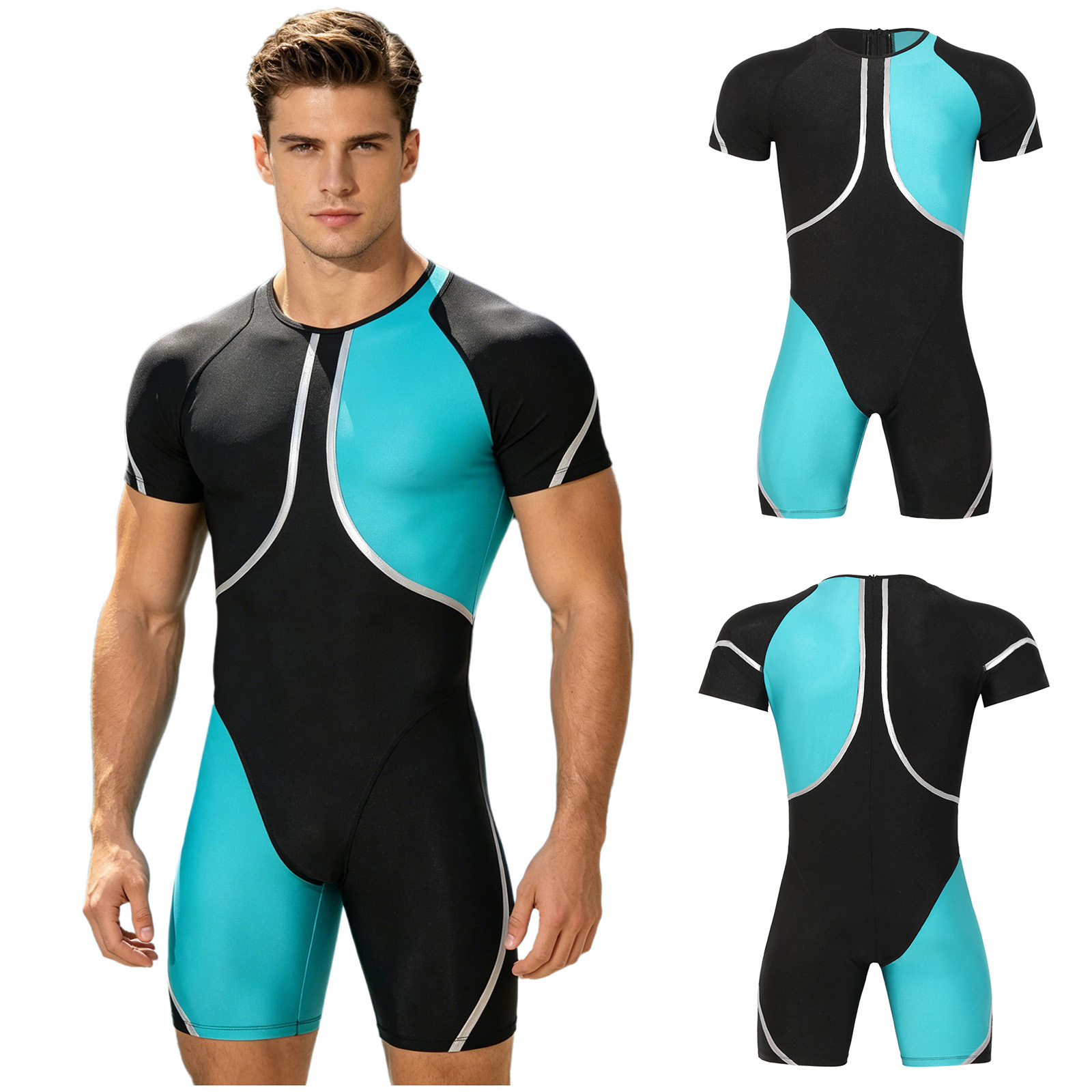 Men One-piece Swimsuit Rash Gu - đánh giá và giá Wetsuit Men