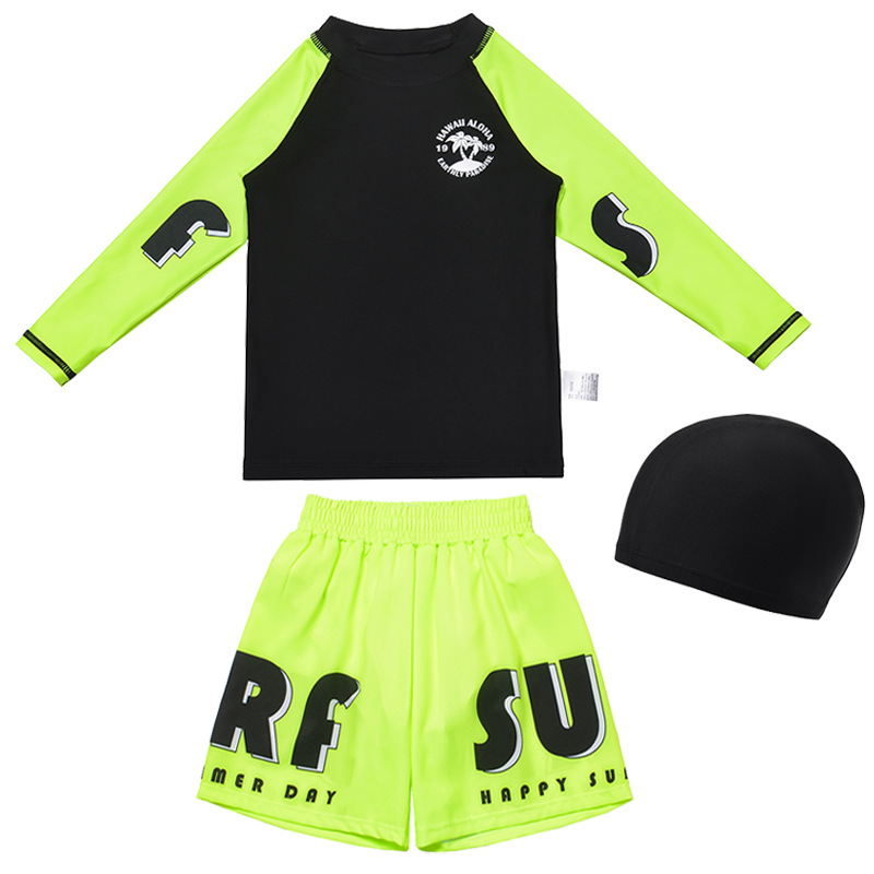 3 Piece Set Swimsuit Boys 2026 - đánh giá và giá Rash Guard