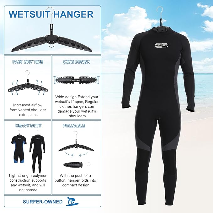 Wetsuit Hanger Surfing Scuba D - đánh giá và giá Wetsuit Men